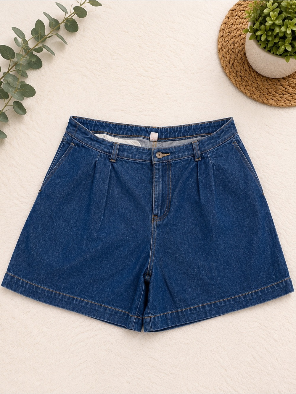 Old navy High-Rise Dark Blue Denim Women's trousers Shorts